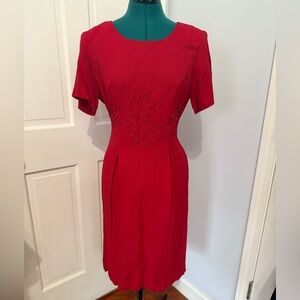 Vintage Red dress size 6